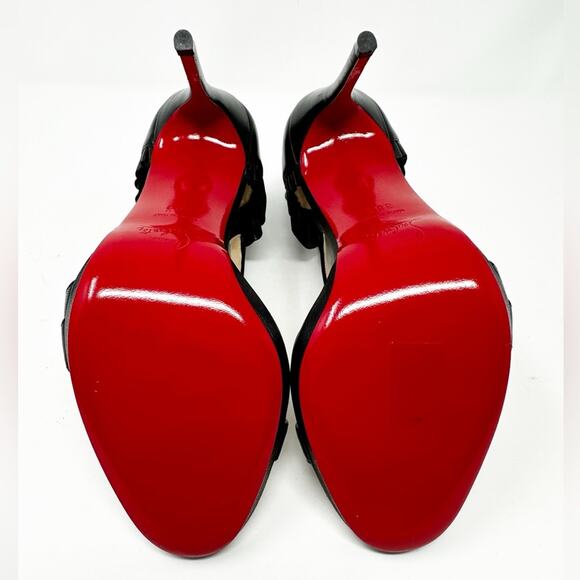 Christian Louboutin Colankle 120 Nappa Black Heel Pumps - Picture 4 of 14